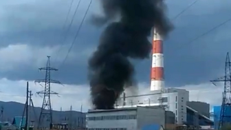 Rusiyada elektrik stansiyasıYANDI - VİDEO